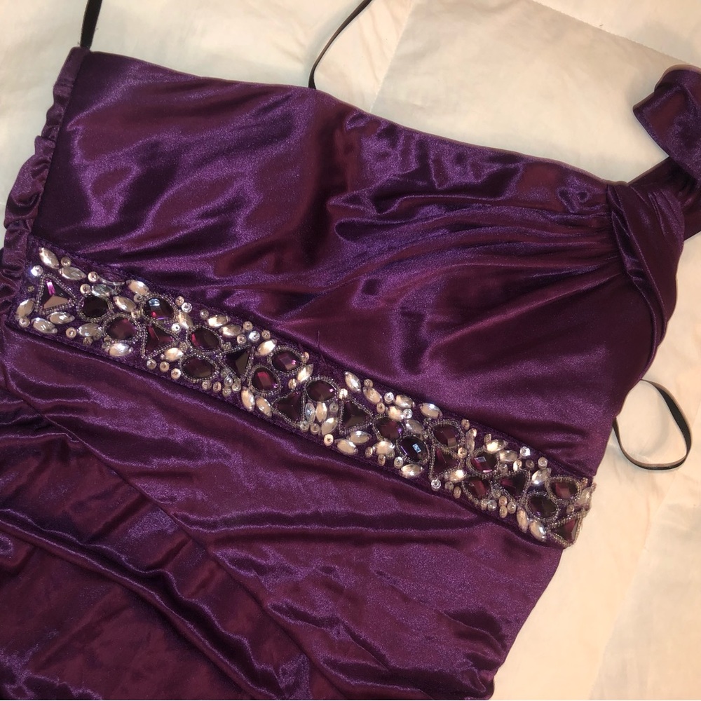 City Studio Magenta Silky Homecoming/Prom Dress; Cocktail Dress.